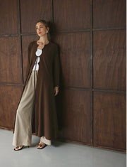 Milano Maxi Jacket Chocolate