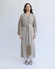 Nomad Fringe Robe Deep Beige