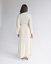 Nomad Fringe Robe Cream
