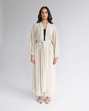 Nomad Fringe Robe Cream