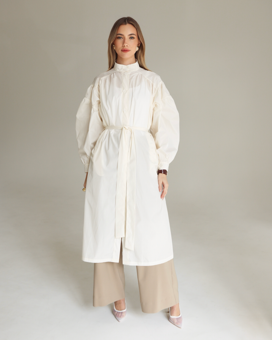 Sol Trench Ivory