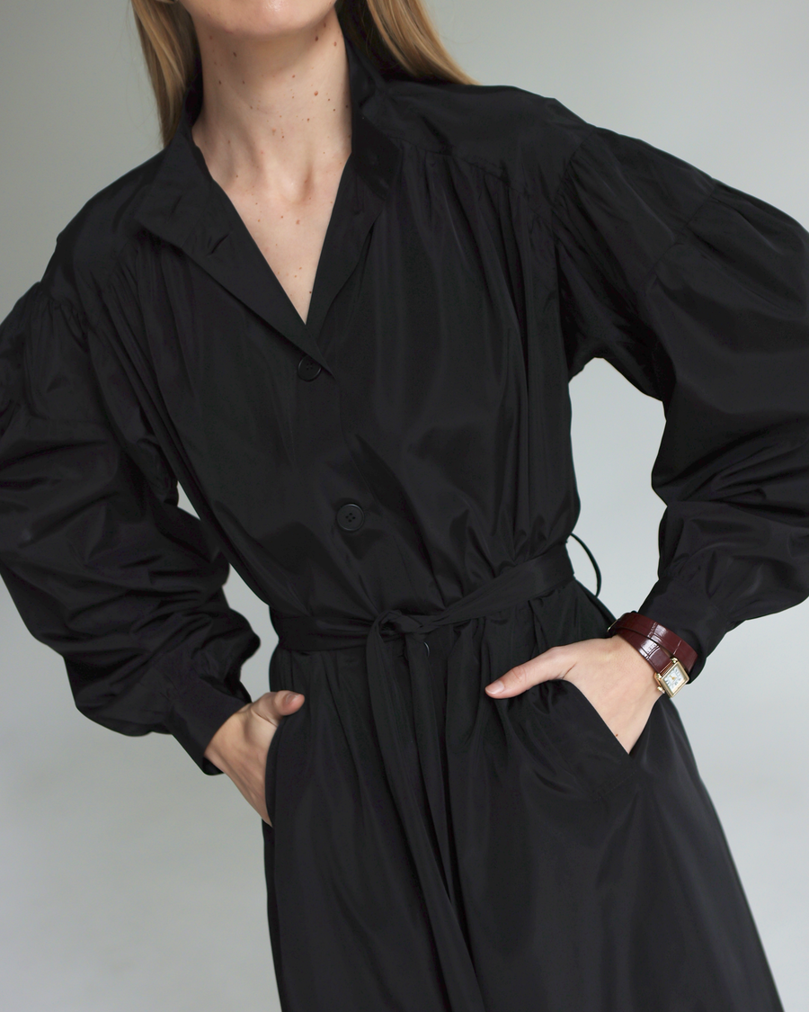 Sol Trench Black