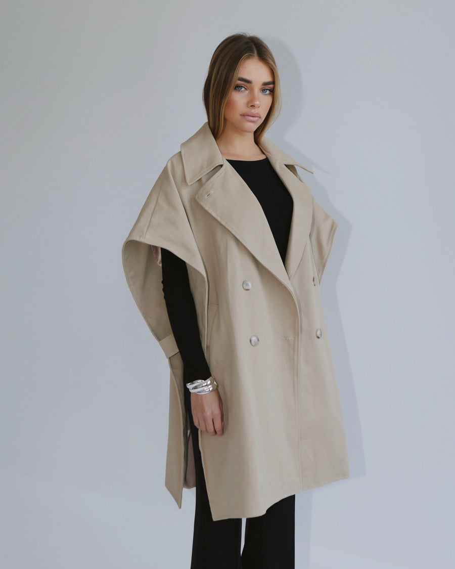 Catwalk Cape Tan